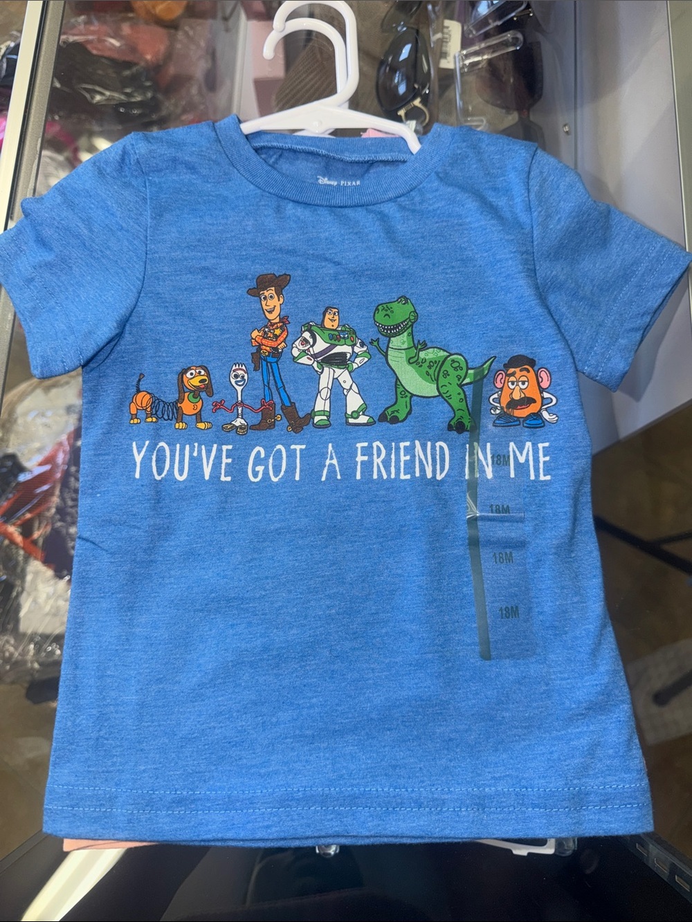 Disney Blue Toy Story 'You've Got a Friend in Me' Kids Tee